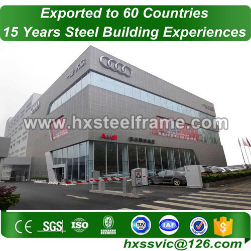 prefab metal building kits and steel building construction large-Span