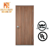 UL WH intertek wood fire door frame solid plywood HPL laminate melamine