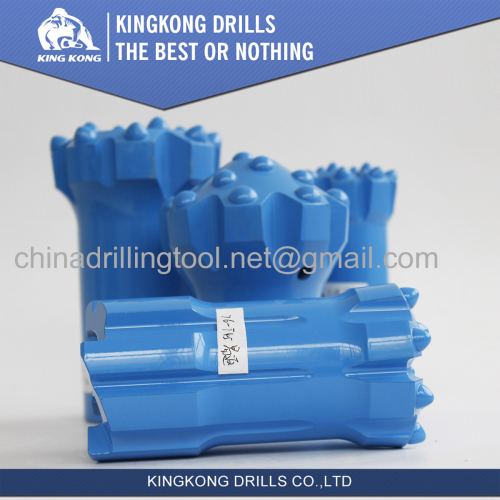 T38 T45 T51 R32 R38 Standard and Retrac Thread Button drill Bit for wholesales