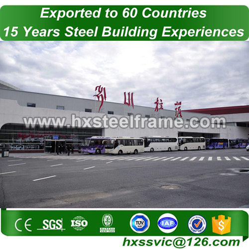 steel buildins and steel building construction CE certified to Sofia customer