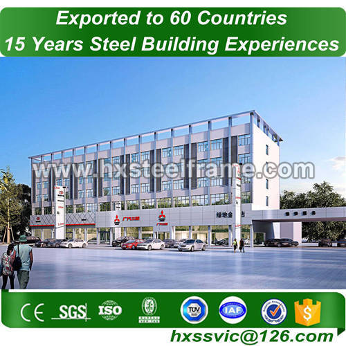 pre fab buildings and steel building construction with CE Mark