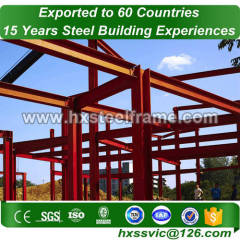 pre fab metal building and steel building construction with CE sale to Burundi