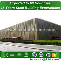 Prefab Steel Structure Warehouse made of steel pipe column with new material