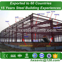 Prefab Steel Structure Warehouse made of steel stucture well selling