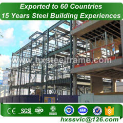 Prefab Steel Structure workshop made of structural frame by European steel