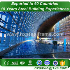 wide span building made of steel a frame CE verified to South America market