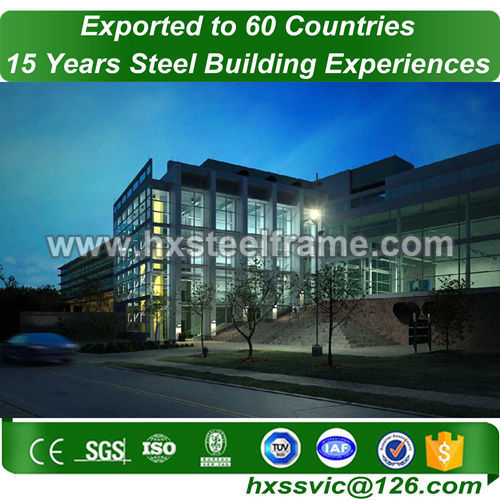 pre manufactured steel buildings made of light steel frame as per AWS1.1