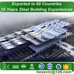 100x150 steel building made of built-up H beam of energy efficient