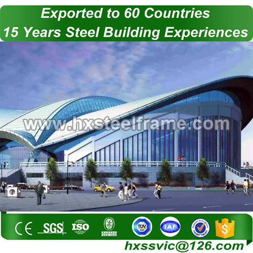 20x60 metal building made of steel fabrication fashionable installed in Kuwait
