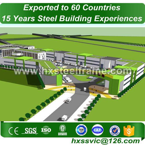 24x40 metal building made of mild steel structure heavy-duty export to Conakry