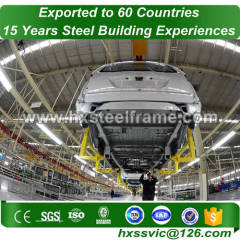 steel building workshop made of steel frame hot Sell precisely painted cut