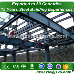 steel building workshop made of steel frame hot Sell precisely painted cut