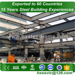 prefabricated hotel buildings made of stell frame muti-floor expertly erected