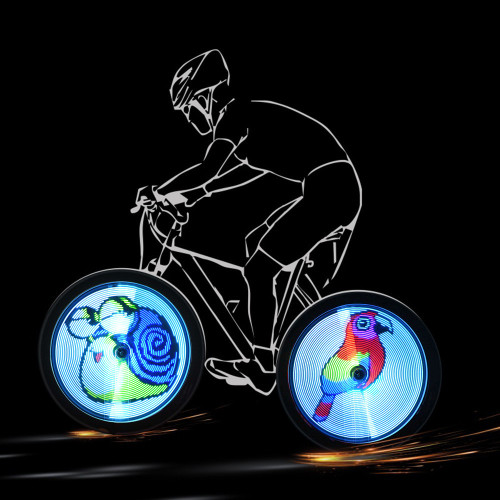 LED Decorated DIY Bicycle wheel Light