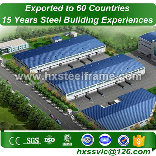 steel fabrication workshop made of steel frame bh ISO9001 sale to UAE