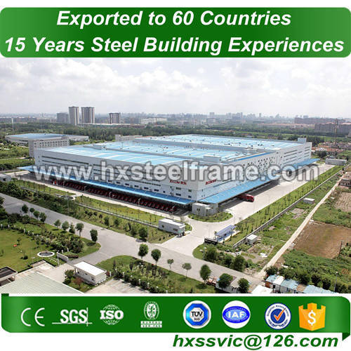 steel frame storage buildings and steel structure warehouse big-Span