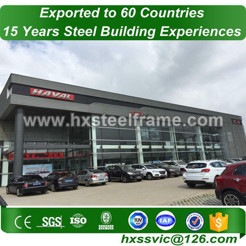 40x30 steel building and prefab steel buildings wide-span for Benin client