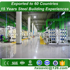 steel frame workshop and steel structure warehouse hot Sell seriously cut