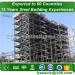 residential post frame buildings made of steel frame work with quick delivery