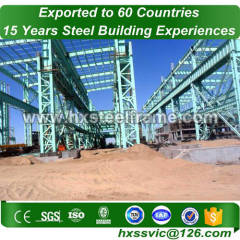 steel storage building kits made of high strength structural steel pre-built