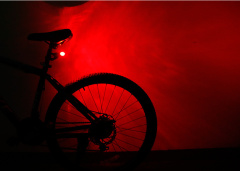 Solar Power LED Bike Warning Light