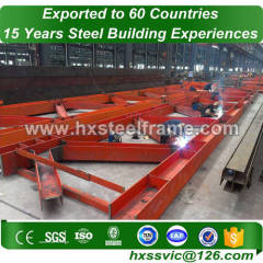 prefabricated building components made of sistema steel frame wind resistance