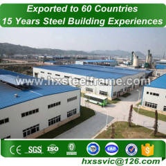 structural steel trusses formed steel buildings with CE installed in Nigeria