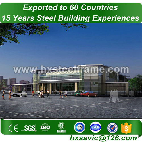 60x100 steel building and prefab steel buildings large-Span to Moscow market