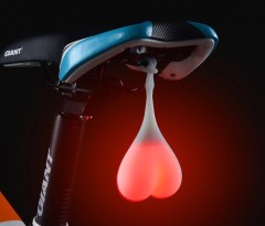 Silicone Waterproof Bicycle Seat back Egg Lamp