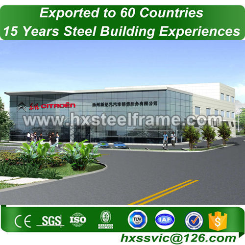 Steel Structure Storage Building made of structual steel hot-galvanized