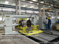 China leading Automatic Wheelset Press Hydraulic Wheel Press