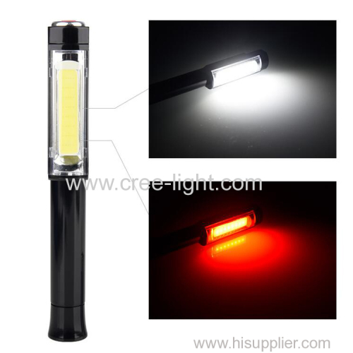 outdoor maintenance working lights with magnet COB pen flashlight