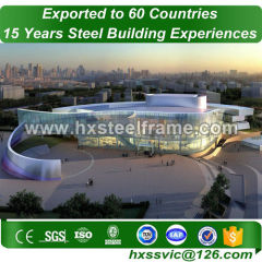 retail building and metal building structure anti-corrosion hot selling at UAE
