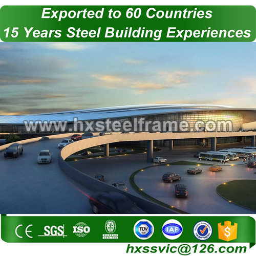 60x100 steel building made of built-up steel beam with CE deftly created