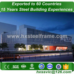 rigid frame building and metal building structure with CE installed in Guinea