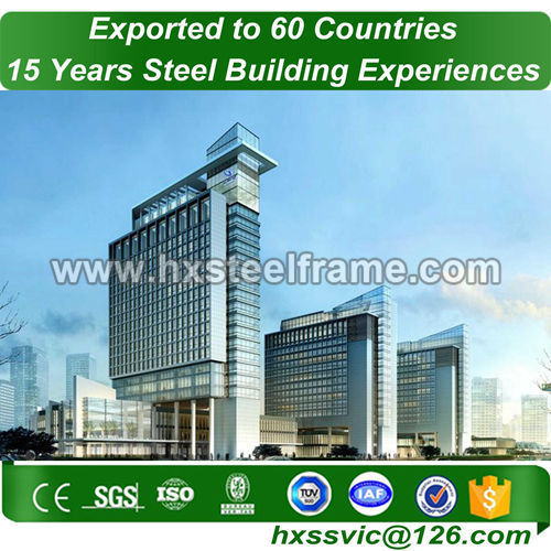 steel frame residential construction by built-up steel hot sale in Colombia