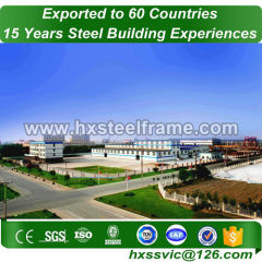 steel work shop and Prefab steel warehouse multi-span produce for China buyer