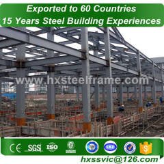 steel workshop garage made of steelstructures light-gauge provide to Portugal