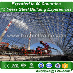 space steel building made of steel structure work ISO standard at Niger area