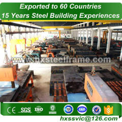 heavy steel formed 60x50 metal building with beautiful style provide to Panama