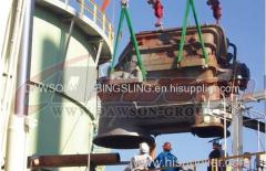 100 ton Polyester webbing slings for lifting