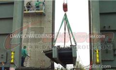 100 ton Polyester webbing slings for lifting