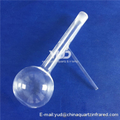 customized clear quartz glass boiling flask Different Quartz Glass Boiling Flask for Lab Use