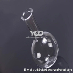 all kinds of quartz multi-necked flask Customized quartz round bottom glass flask with high quality