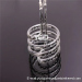 Quartz spiral tube Water treatment Clear or Milky Spiral Quartz Glass Tube for Heating