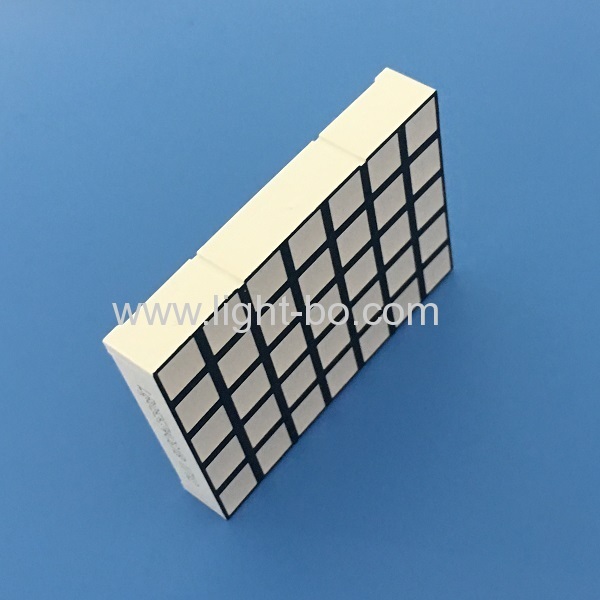 High brightness Pure Green 5mm 5 x 7 Square dot matrix led display for moving signs / message boards