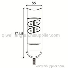 electric chair controller full body massage electric linear actuator motor