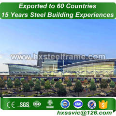 big metal buildings made of steel structurals CE verified export to Myanmar