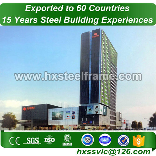 light steel frames and Heavy Steel Frame Fabrication well welded for Myanmar