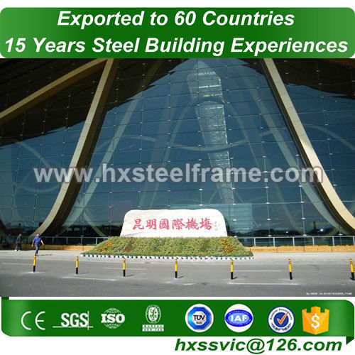 steel building beams and metal building structure pre-made export to Brazil